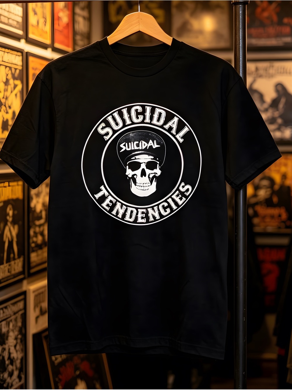 Suicidal Tendencies Skull New Black T-Shirt